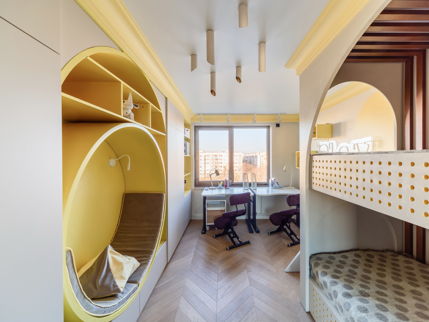 Laminated chipboard Lamarty in "Lemon" decor and SyPly plywood in the "Big alteration" project on the Russia-1 TV channel