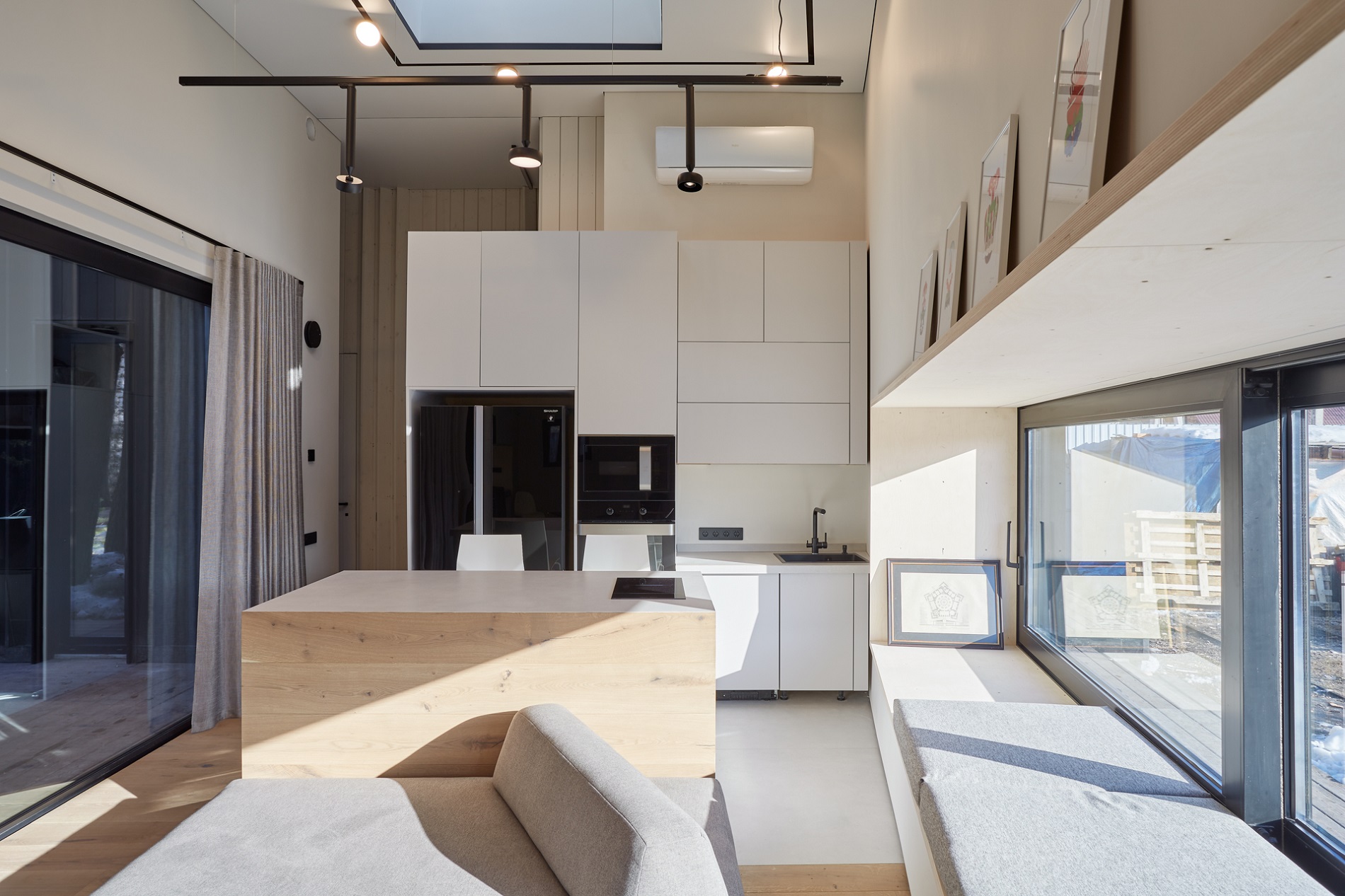 SyPly plywood in the Dachny Otvet project on the NTV channel. "Architect's cottage"
