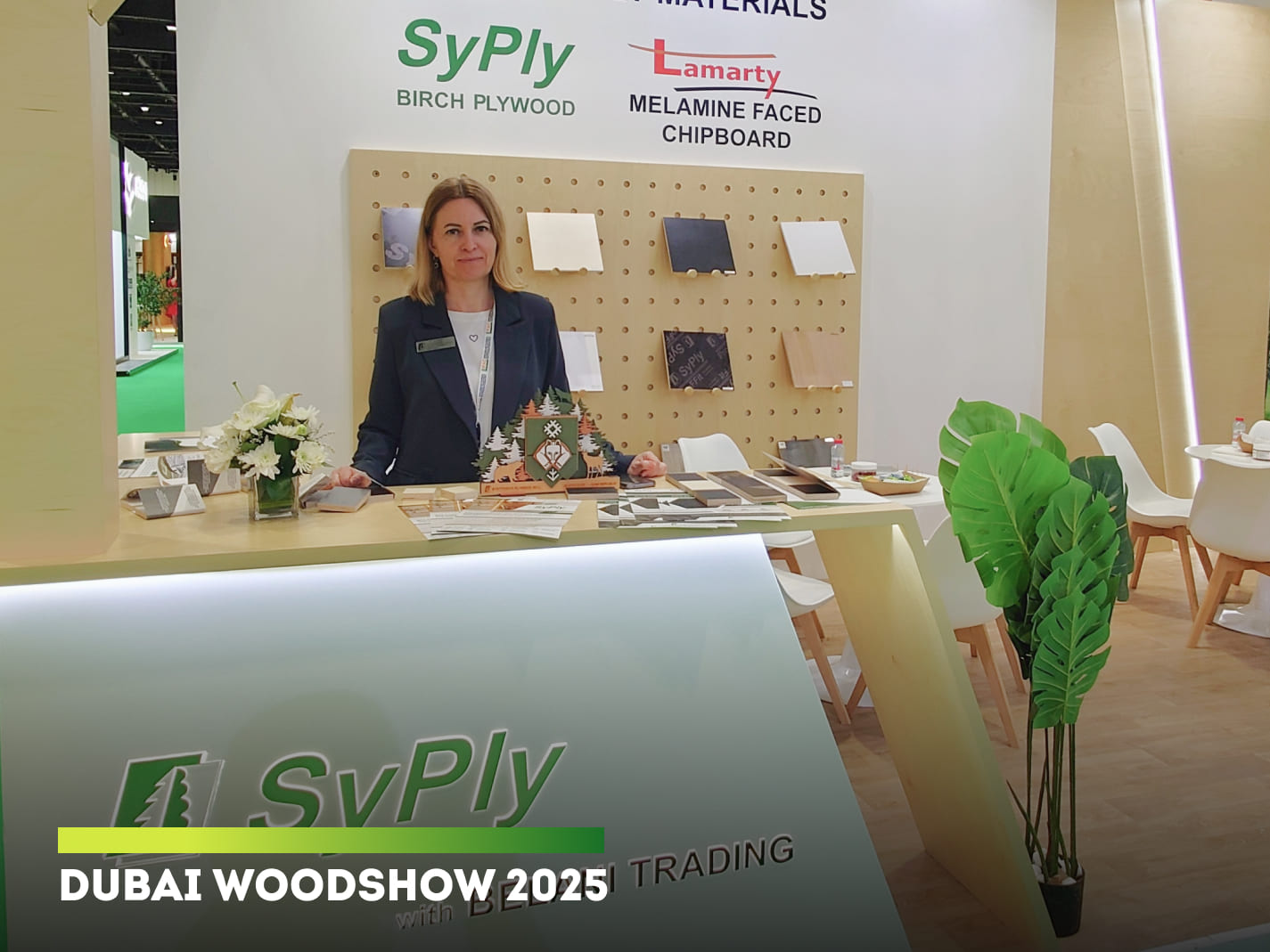 SyPly и ЛДСП Lamarty на выставке Dubai WoodShow 2025