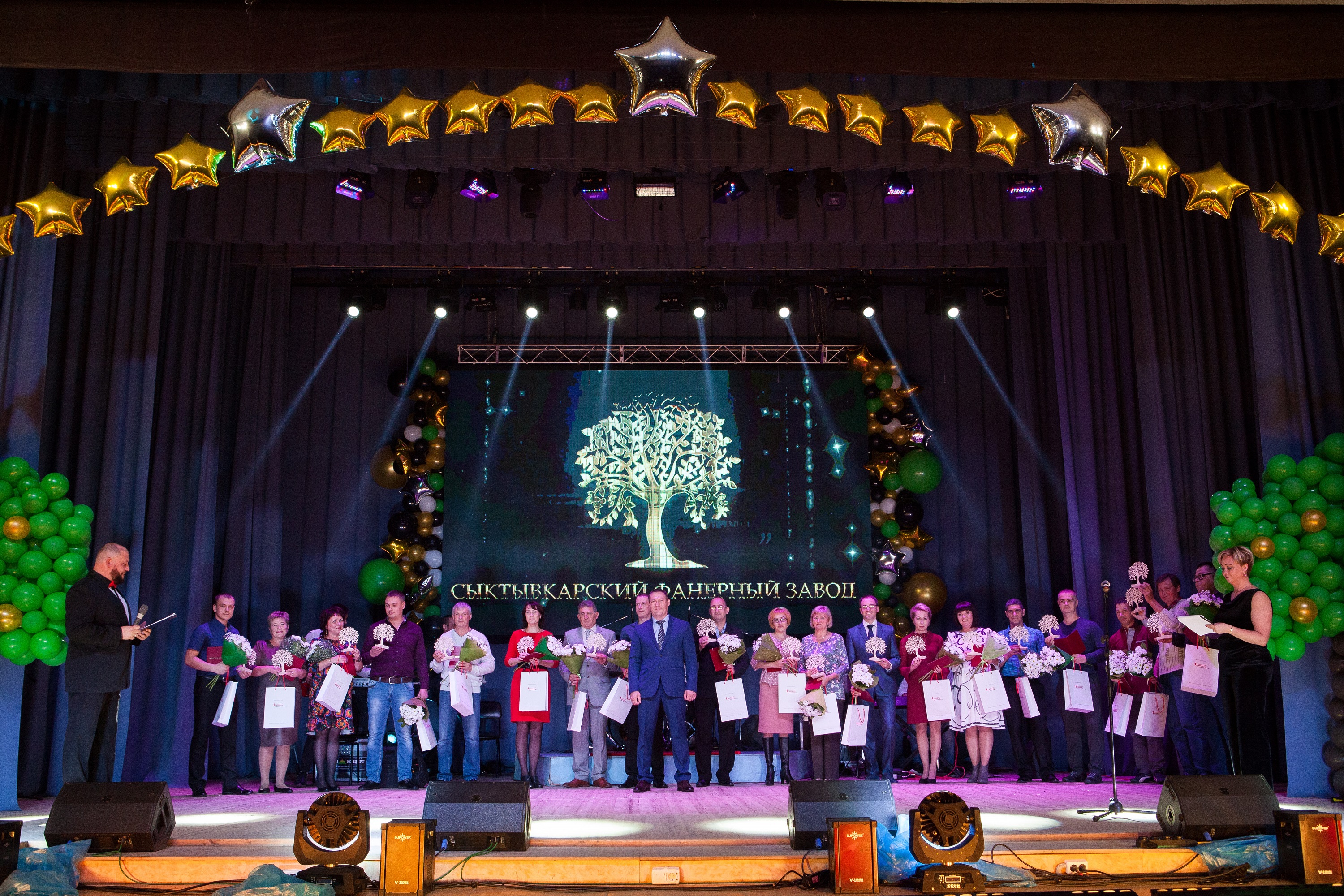 Syktyvkar plywood factory celebrated professional holiday