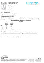 Test results according to DIN 51130 on the anti-slip properties of the surface of plywood DBR 220 gr - class R12 to the requirements of TS and GOST