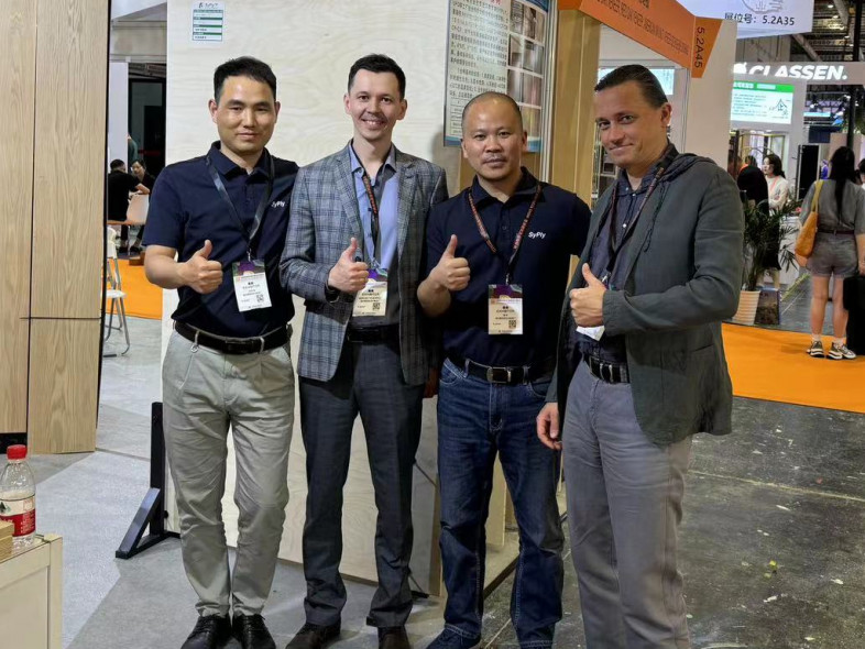 SyPly plywood at Domotex Asia/Chinafloor 2024 in China