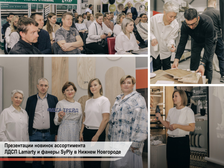 Презентация новинок ассортимента Сыктывкарского фанерного завода в Нижнем Новгороде
